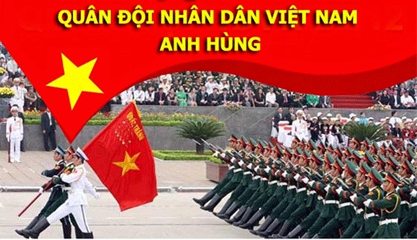 Tuyên truyền kỷ niệm 77 năm ngày thành lập quân đội nhân dân Việt Nam (22/12/1944-22/12/2021) và 32 năm ngày hội quốc phòng toàn dân (22/12/1989-22/12/2021)
