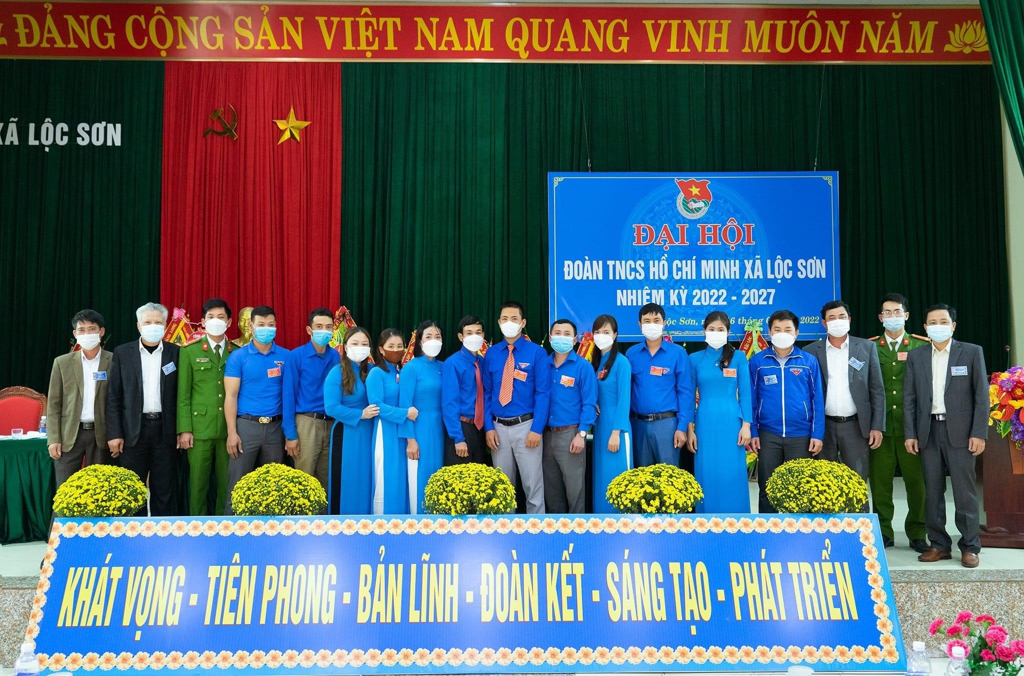 Đại hội Đoàn Thanh niên xã Lộc Sơn, nhiệm kỳ 2022-2027.