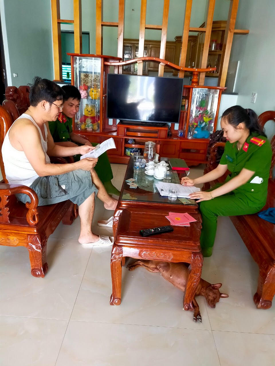 Thông báo về việc tổng kiểm tra cư trú trên địa bàn xã Lộc Sơn