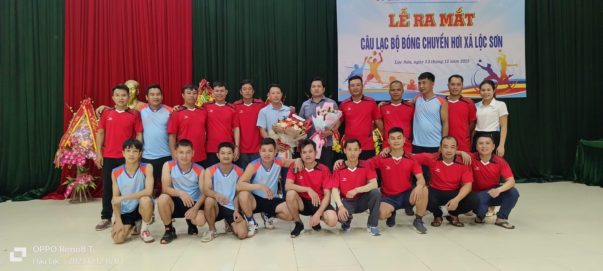 Lộc Sơn tổ chức  ra mắt các Câu lạc bộ bóng chuyền hơi 